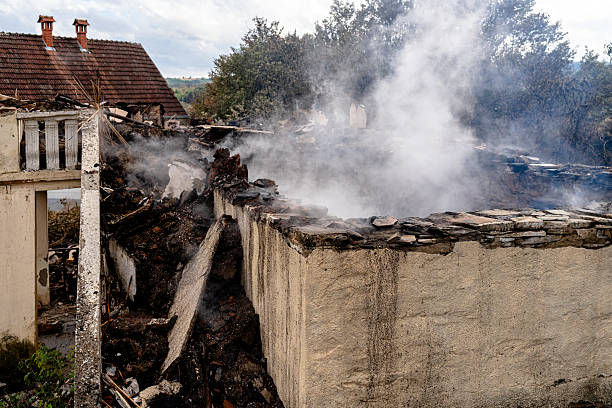Professional Fire Damage Repair technician working in Cabin John, MD